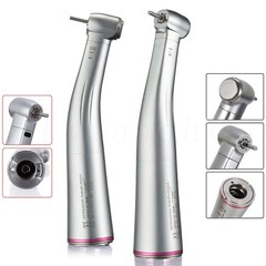 Dental 1:5 Optic LED Contra Angle Increasing Handpiece Fit NSK Electric Motor CE
