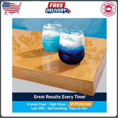 TotalBoat Table Top Epoxy Resin 1 Gallon Crystal Clear UV Resistant