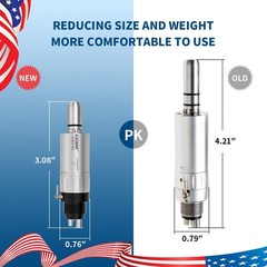Dental Slow Speed Handpiece Air Motor E-type Internal/ External Water Spray M4