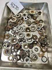 3 Lbs Pounds Assorted Miscellaneous Washers (#4270)