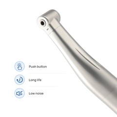 Dental 1:1 Fiber Optic Contra Angle Handpiece Internal Spray Push Button E-Type