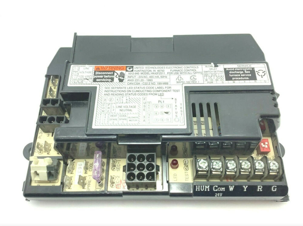 HK42FZ011 gas furnace circuit control board carrier bryant payne tested working