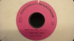 Cincinnati Milacron Grinding wheel 9A80-H6-VRW 7 x 1/2″ x 1-1/4″ 80 grit