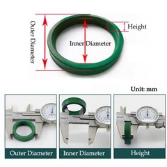 Oil Seals Ring Piston Hole Lip Polyurethane Hydraulic Cylinder Sealing UN/UHS