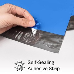 200 19×24 Blue Poly Mailers Envelopes Self Sealing Shipping Mailers Bags 19″x24″