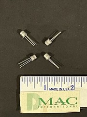 2N2369A NPN TRANSISTOR BJT 15V TO18 MICROSEMI (LOT OF 4)