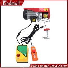 Findmall 1320 lbs 110V Mini Electric Hoist 328 ft Wireless & 14 ft Wired Remote