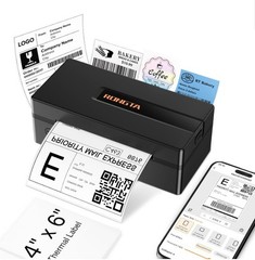Thermal Label Printer Bluetooth 4×6 Printer Shipping Label USPS FedEx UPS Newest