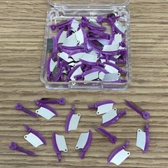 50PCS Dental Matrix Fender Wedges Prep Interproximal Diastema Wedge Guard L/M/S