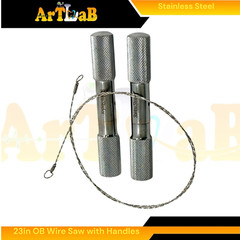Set of 3pcs Cattle Dehorning Twisted Wire OB Tool Cutting Hand-Saw Wire 23in