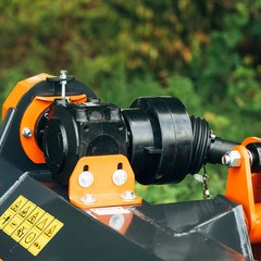Titan Attachments 3 Point 65″ Offset Flail Ditch Bank Mower for Cat 1 Tractors