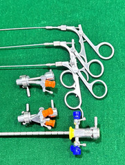 Laparoscopic Cystoscopy Surgery Set 17FR with Graspers 5FR Reusable Instruments
