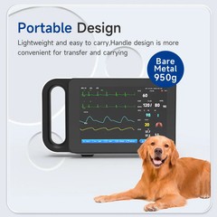 Multi-parameter Patient Monitor Vital Signs Monitor ECG/NIBP/TEMP/RESP/SPO2/PR