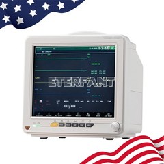 12-Inch Patient Vital Signs Monitor Multi-Parameter ECG/NIBP/TEMP/RESP/SPO2/PR