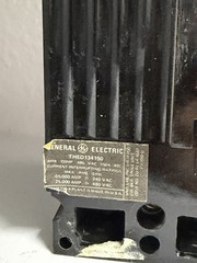 GE THED134150 150A 3 Pole Circuit Breaker 480V