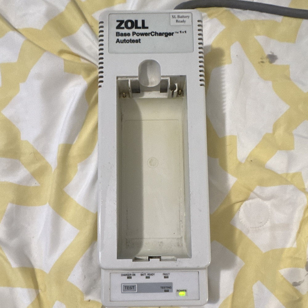 ZOLL Base PowerCharger Autotest 1×1 XL Defibrillator Battery Charger