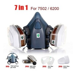 Half Face Gas Mask Painting Spraying Respirator Facepiece reusable respirator US