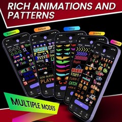 Easy Install 23”x5” LED Sign with Customizable App Control for Maximum Impact