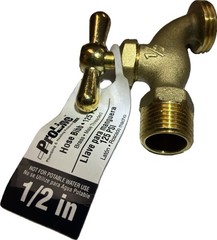 1/2 In. MIP X 3/4 In. MHT Brass Hose Bibb Valve
