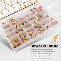 111Pcs Hose Pipe Fitting Assortment Kit, NPT Adapter, Reducer Bushing, Hex Nippl