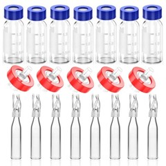 4000pcs 2mL Vials & Caps, 250uL Vial Inserts, 0.22um/0.45um PTFE Syringe Filters