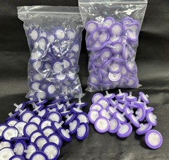 100x Nylon Syringe Filter 0.45um/0.22um Pore Size, 33mm, Use For HLPC