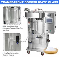 Lab 2L Spray Dryer High Speed Centrifugal Drying Heat Sensitive Materials 220V