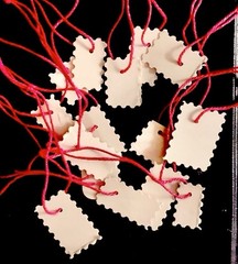 Sample Pack Of 12 Up-cy Unique Price Tags Merchandise Hang String SaveOurPlanet