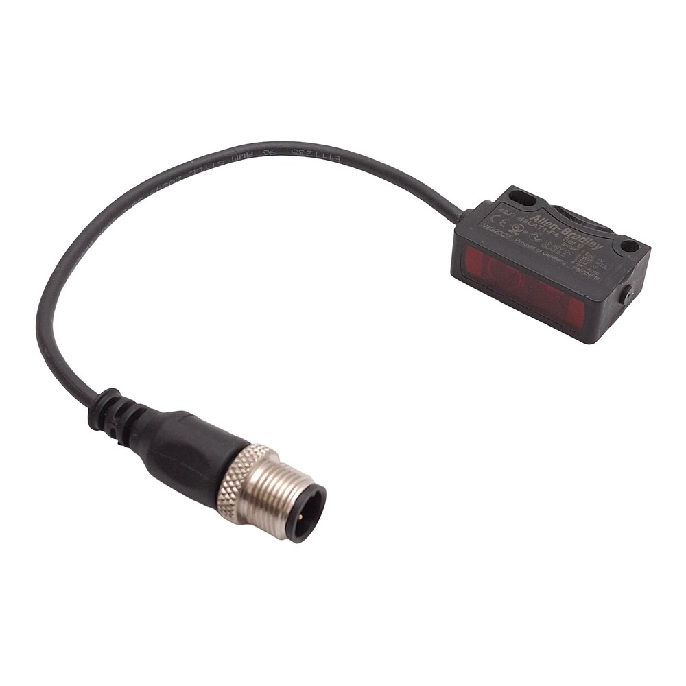 Allen Bradley 42JT-B8LAT1-F4 Photoelectric Sensor 120mm Range 10-30VDC M12 4-Pin