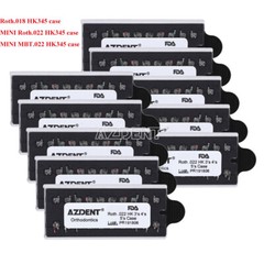 AZDENT Dental Ortho MIM Monoblock Bracket Braces Mini Roth/ MBT 018/ 022 Hook345
