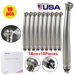1-10pcs ASKEADNT Dental E-Generator High Speed LED Handpiece 3 Way4 Hole Turbine
