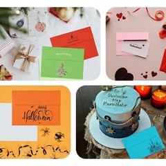 Colored Envelopes Self Seal A7 50 Pack, 10 Colors, Goefun 5.25 x 7.25 Printab…