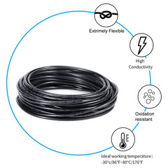 24 Gauge 2 Conductor Electrical Wire 24AWG Electrical Wire Stranded PVC Cord Oxy