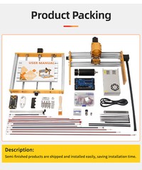 CNC 3018PLUS 500W Router Milling Drill Carving Machine Kit For PCB Wood DIY