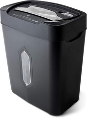 12-Sheet Crosscut Shredder Anti-Jam 5.2Gal Wastebasket Credit Card Office