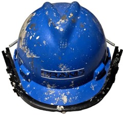Hard Hat MSA V-Gard Medium Face Shield Frame ANSI Class E Type 1 Ratchet Blue