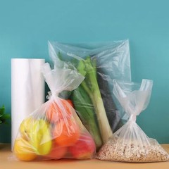 400/Roll 11×14 Clear Produce Grocery Supermarket Bags Plastic Bread Storage Bags