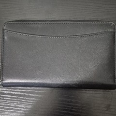 Filofax Sherwood Compact Organiser Black Zip Around Ring Binder Card Slots