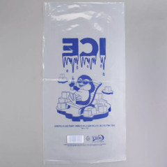 1000 CASE 25 Lb Clear Plastic Ice Bags Store Machine Commercial Barcode 25LB UPC