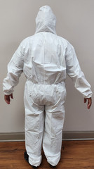 Disposable Coverall 60GSM Painter Bunny Suit White XL Non Medical | CASE of 50