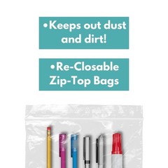 Clear Ziplock Reclosable Plastic Bag, 2 Mil, 3″ x 3″ – 10000 Pieces