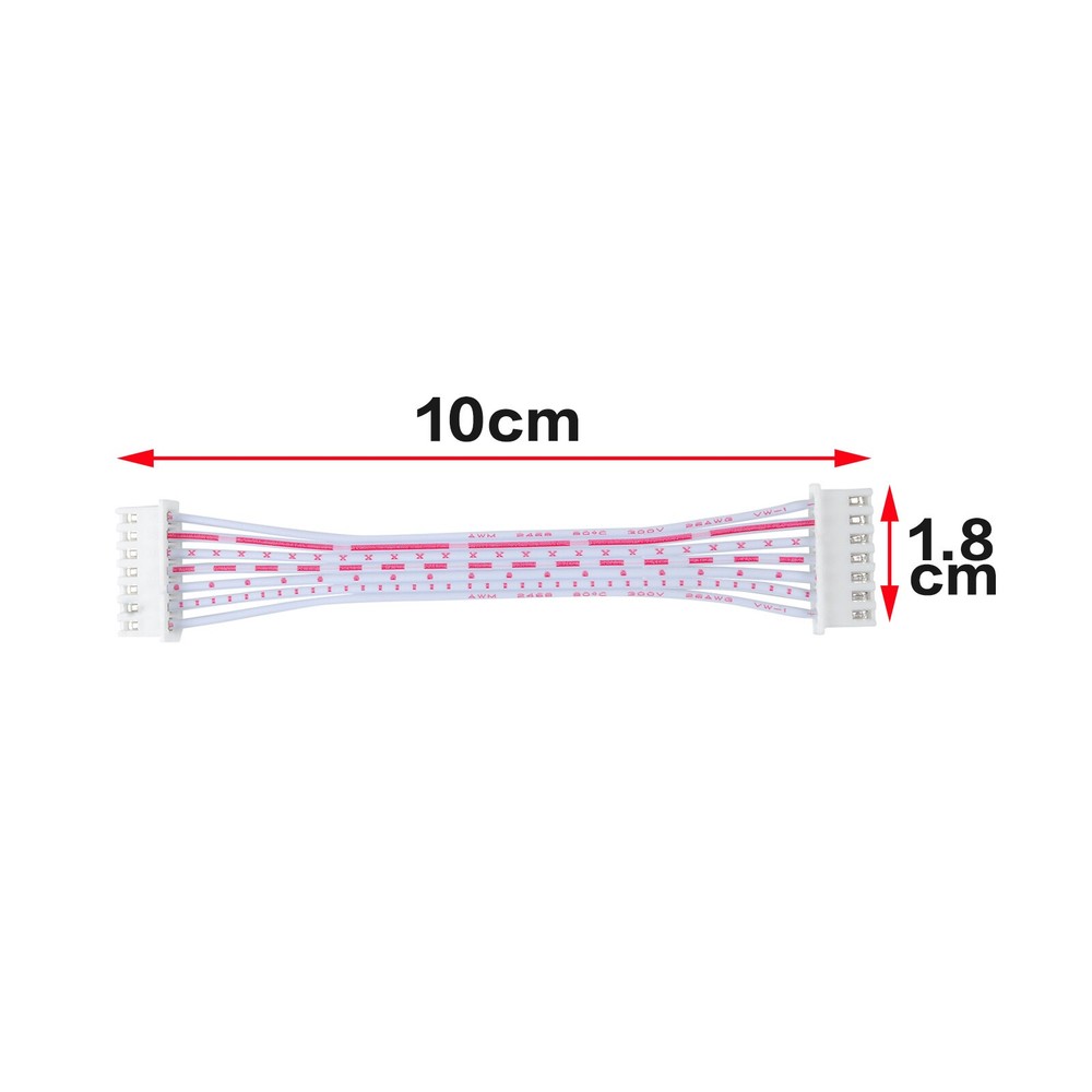 JST-XH 2.54mm 7/8/9/10/11/12 Pin Female / Female Wire Cable Connector 10 20 30cm