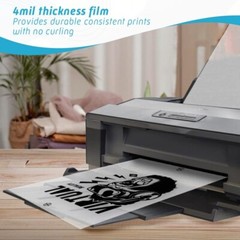 100 Sheets 11″ x 17″ Waterproof Inkjet Transparency Film Silk Screen Printing