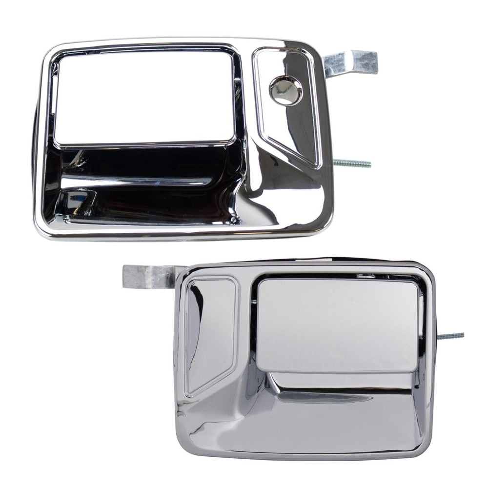TRQ Left and Right Exterior Door Handle Set Drivers Side Compatible with 2000…