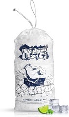 FireKylin 5lb Ice Bags with Drawstring 50 Pack Plastic Ice Storage Bags USA