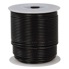 18 AWG Black Stranded Tinned-Copper Hook-Up Wire 100 Feet