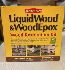 Abatron Liquid Wood Repair Restoration Kit, WoodEpox FIller, 24 Ounce