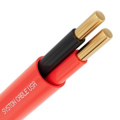 Syston 18/2 Fire Alarm Cable Wire FPLR Unshielded Bare Copper – 50 ft to 1000 ft