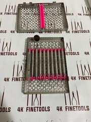 Hu Friedy Dental Hygiene Instruments Set of 10 PCS With Sterlization Cassette