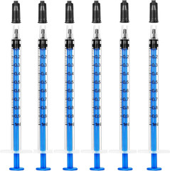 1Ml Plastic Syringe without Needle for Liquid – Measuring Syringes with Caps …